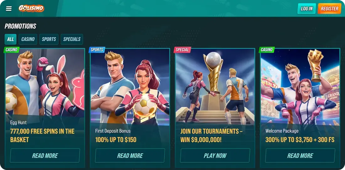 golisimo casino bonus all