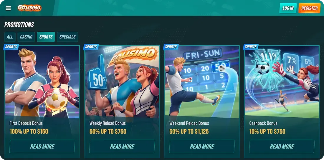 golisimo casino bonus sport